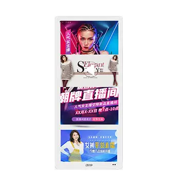 Display pubblicitario LCD TFT per segnaletica digitale a doppio schermo per ascensore interno WiFi Android