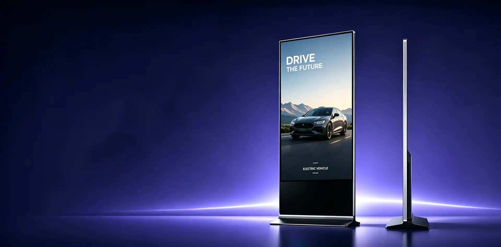 <br>Display pubblicitario touch da stand